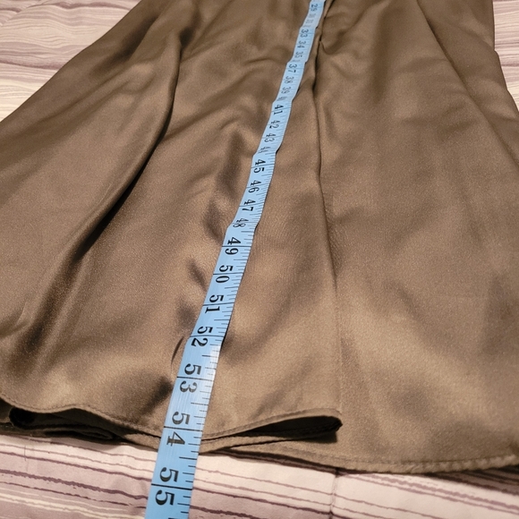 White By Vera Wang Wmns 2 Elegant Black Taupe Halter Formal Dress Evening Gown - Picture 15 of 16